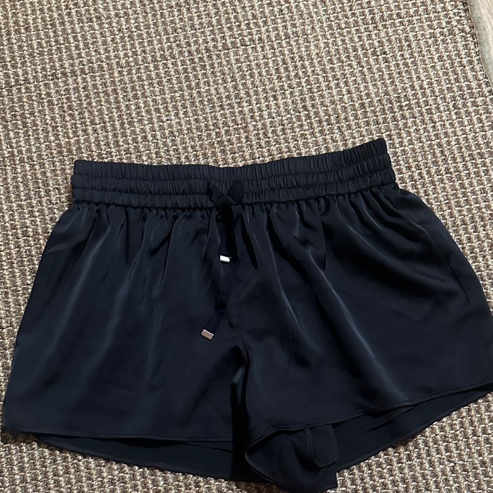 Brand NWT Silky Chic Black High Waist Women's Shorts - Picture 2 of 3